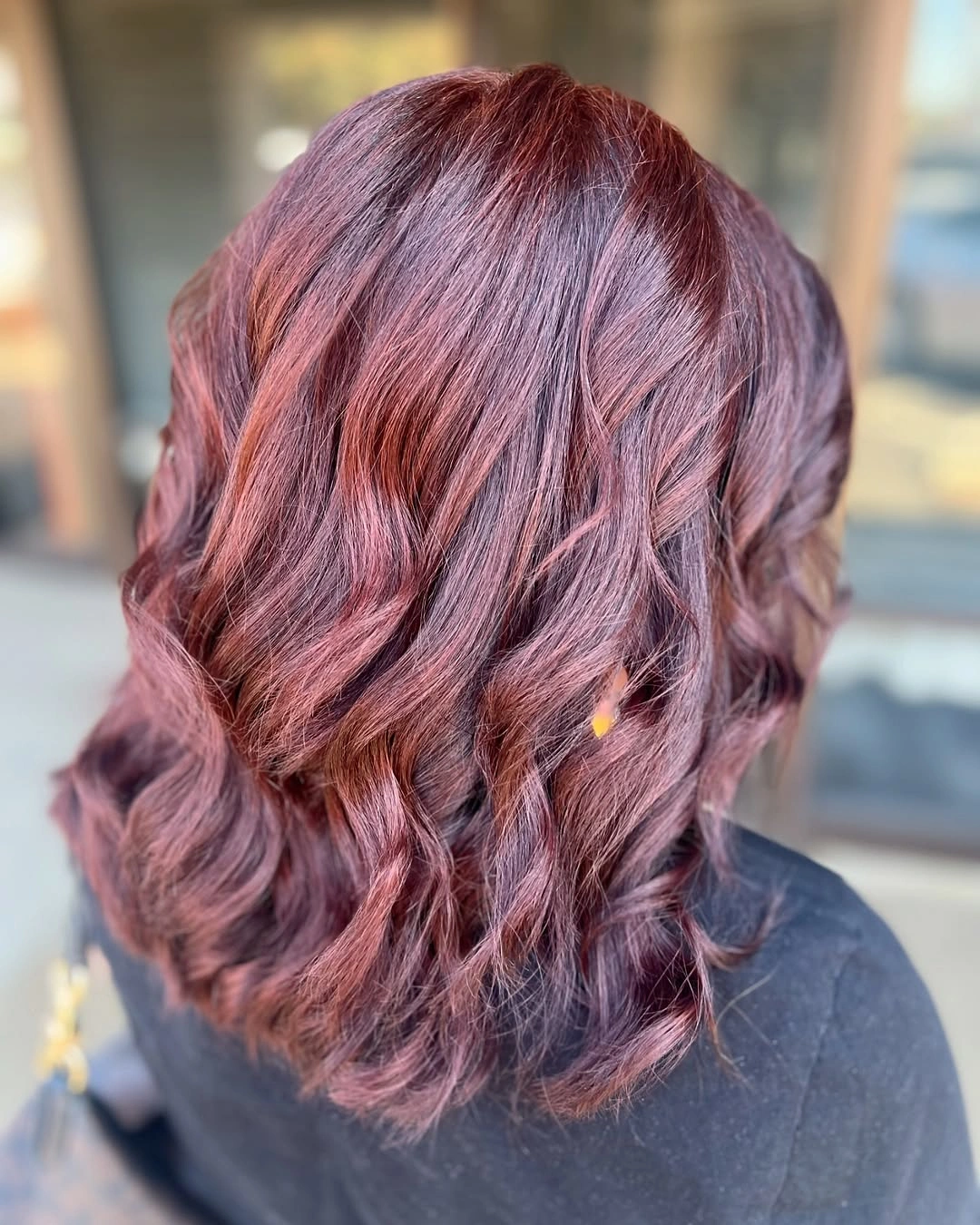 September hairstyles ideas 2026 Rose Brunette Waves With Textured Finish