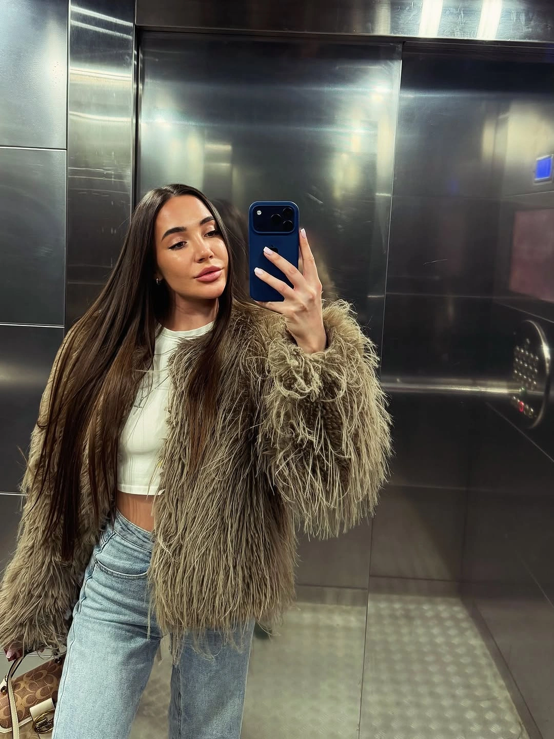 shaggy jacket Elevated Everyday Style with a Chocolate Shaggy Jacket
