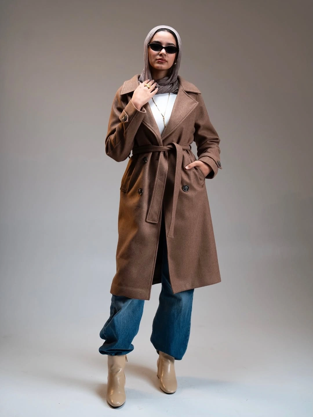 Trench coat fall outfits 2026 Warm Brown Layers for Everyday Confidence